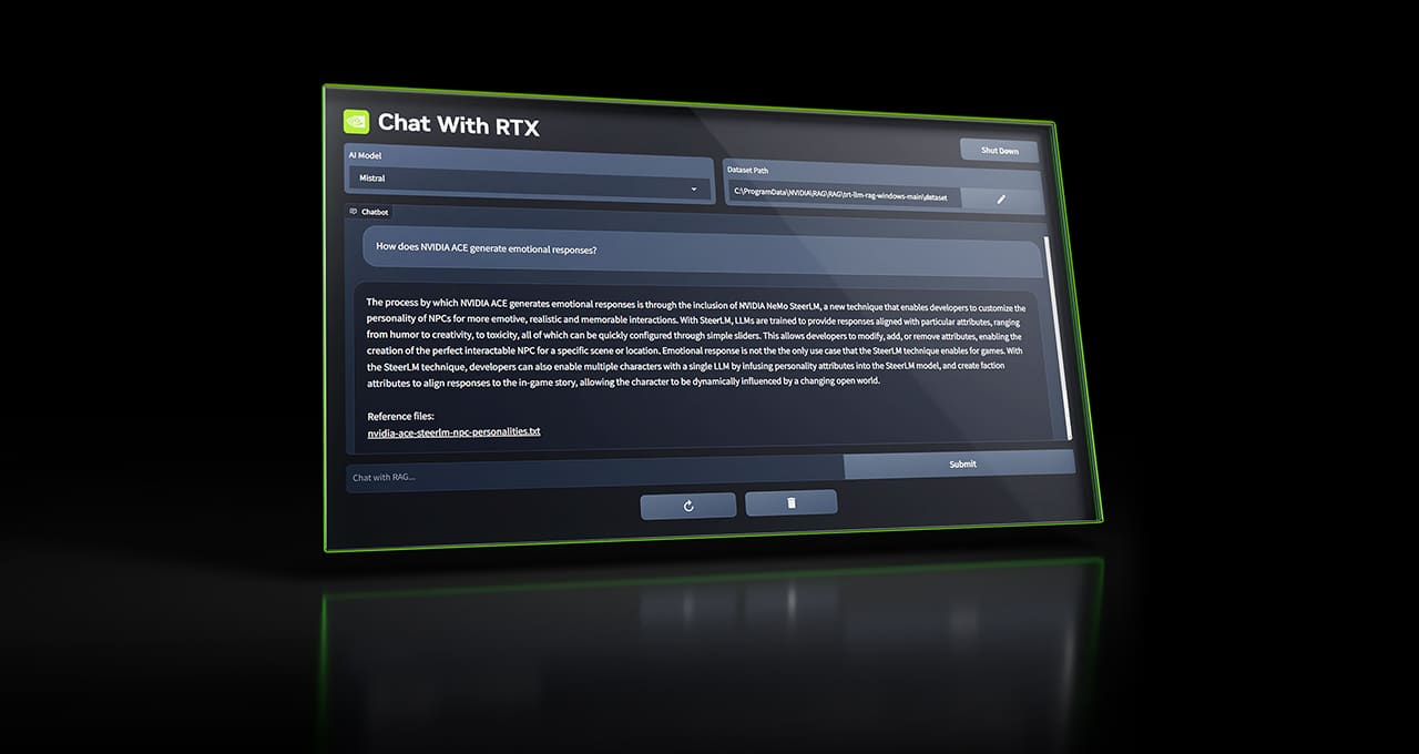 rtx聊天：定制聊天机器人登陆nvidia rtx ai电脑