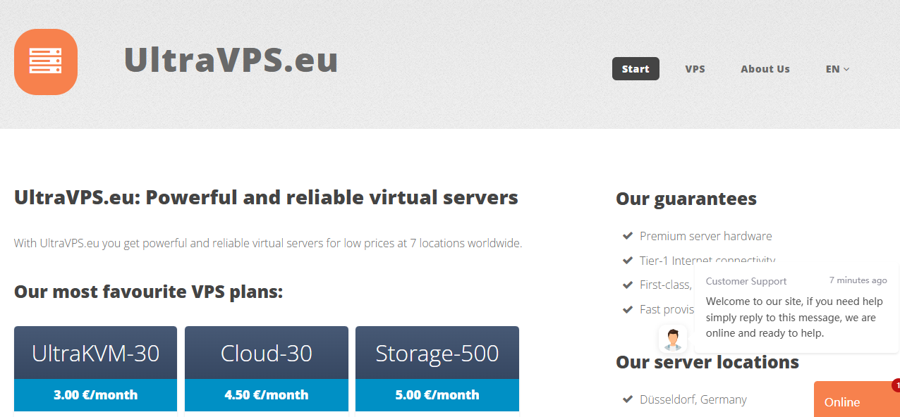 ultravps.eu–2024年黑色星期五vps促销